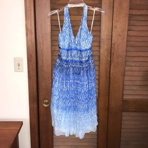 🦋NWOT🦋Carmen Marc Valvo🦋midi halter dress SIZE4